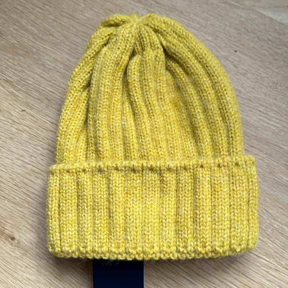 Hat Attack Color Knit Story Beanie in Yellow - Picture 3 of 5